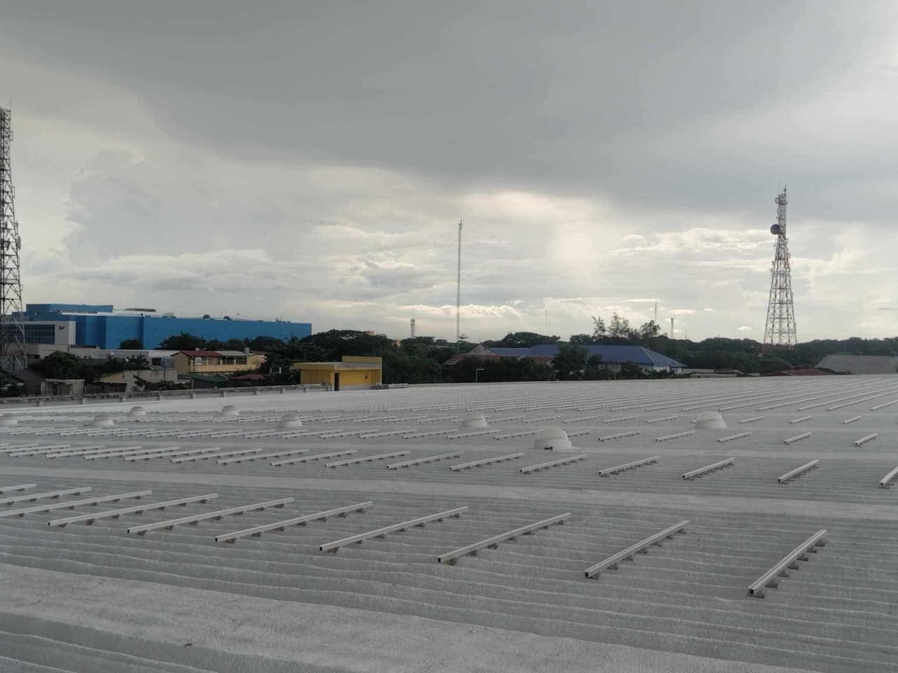 Retail & Malls facility · Cabanatuan, Nueva Ecija · 1.05 MWp — site photography